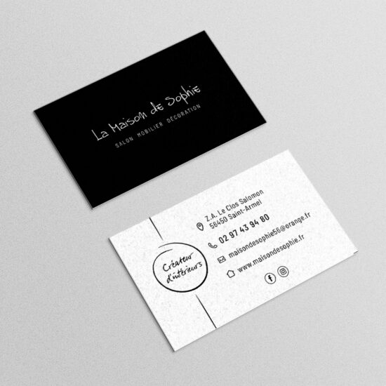 Carte de visite La Maison de Sophie