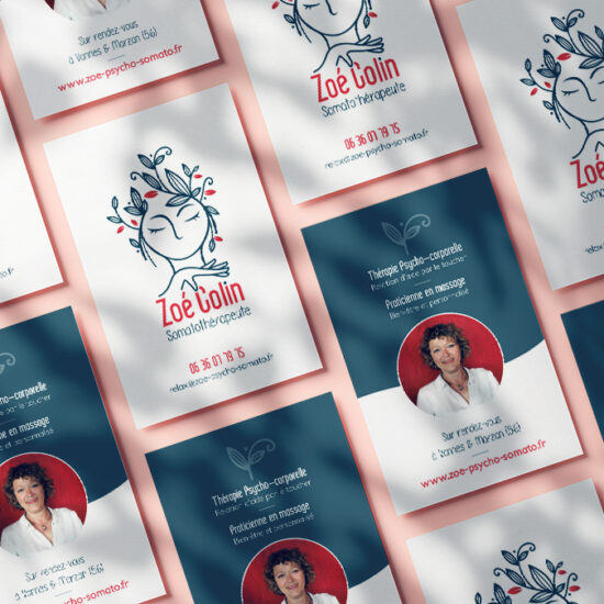 cartes de visite Zoe Colin