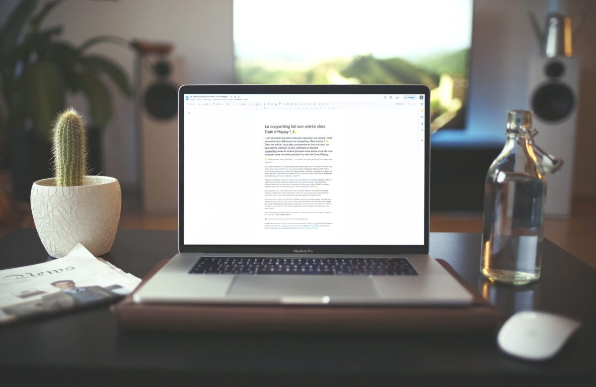 Le copywriting fait son entrée chez Com d’Happy !