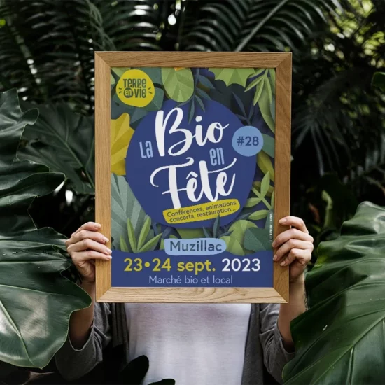 Affiche La Bio en Fête - Terre en Vie