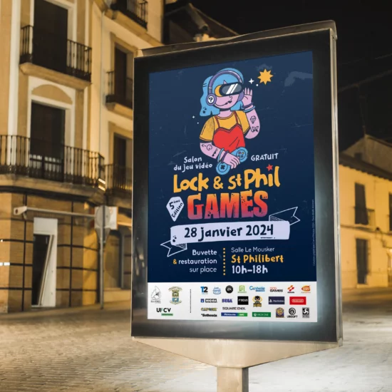 Affiche Lock & St Phil Games