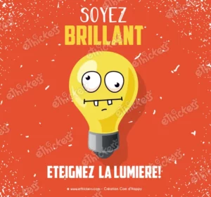 Stickers des gestes écoresponsables – Soyez brillant