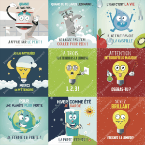 Kit stickers eco-responsables